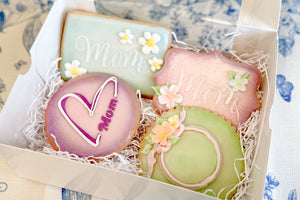Mother's Day Fondant Dipped Sugar Cookies