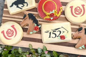Kentucky Derby Fondant Dipped Sugar Cookies