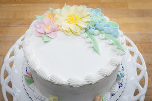 Wildflower Decorated Cake