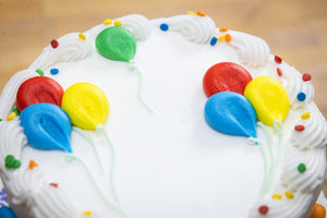 Balloon Decorated Cake