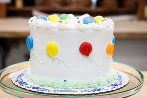 Balloon Decorated Cake