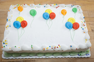 Balloon Sheet Cake