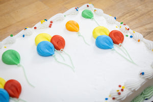 Balloon Sheet Cake