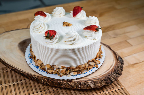 Strawberries and Cream Cake