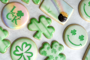 St. Patrick's Day Fondant Covered Sugar Cookie