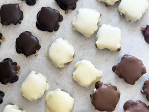 Chocolate Caramel Pecan Clusters