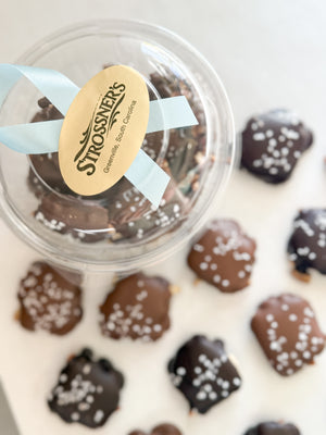 Salted Chocolate Caramel Pecan Clusters