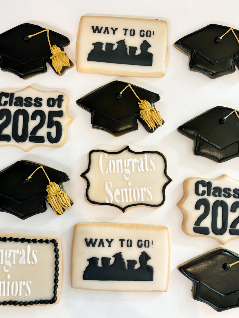 Graduation Decorated Sugar Cookies