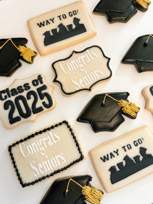 Graduation Decorated Sugar Cookies