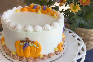 Pumpkin Decorated Cake