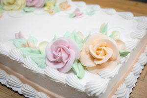 Rose Sheet Cake