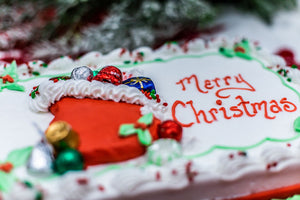 Santa's Toy Sack Sheet Cake