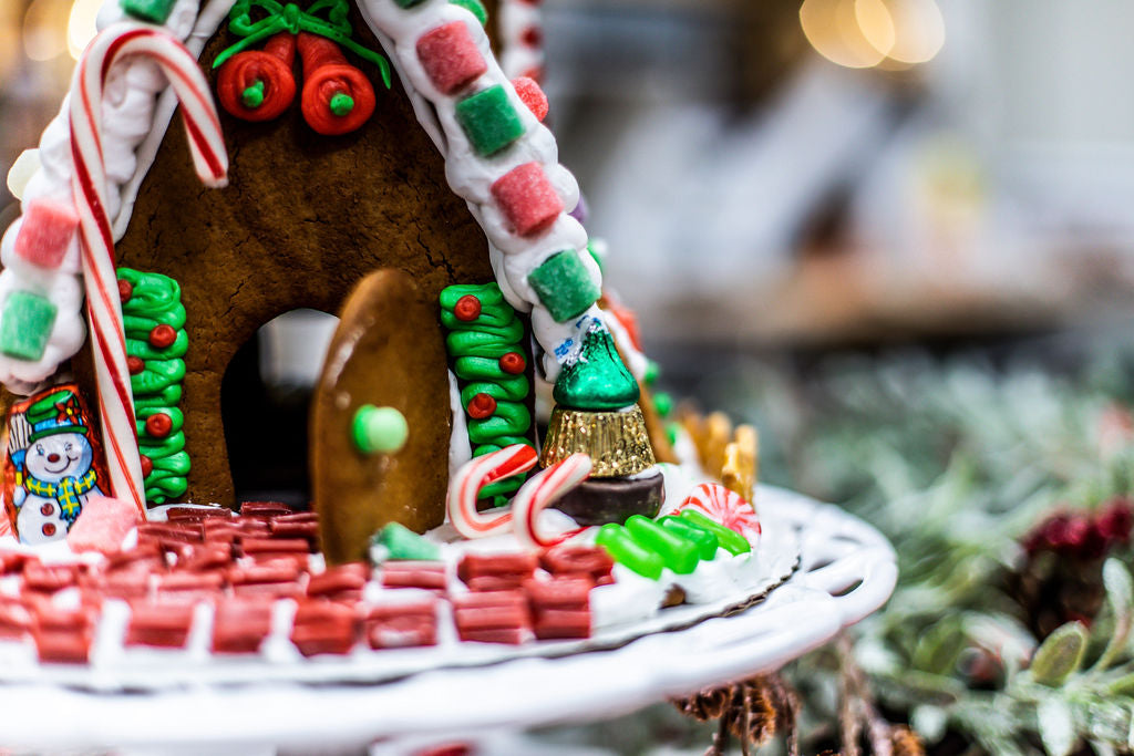 Decorated Gingerbread House