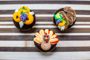 Thanksgiving Decorated Cupcakes