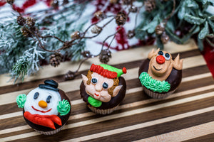 Christmas Character Cupcakes