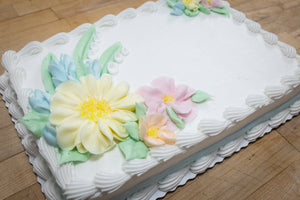 Wildflower Sheet Cake