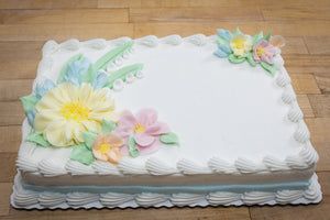 Wildflower Sheet Cake