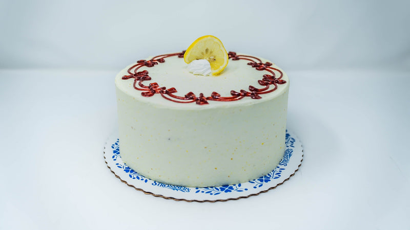 White Chocolate Lemon Berry Cake