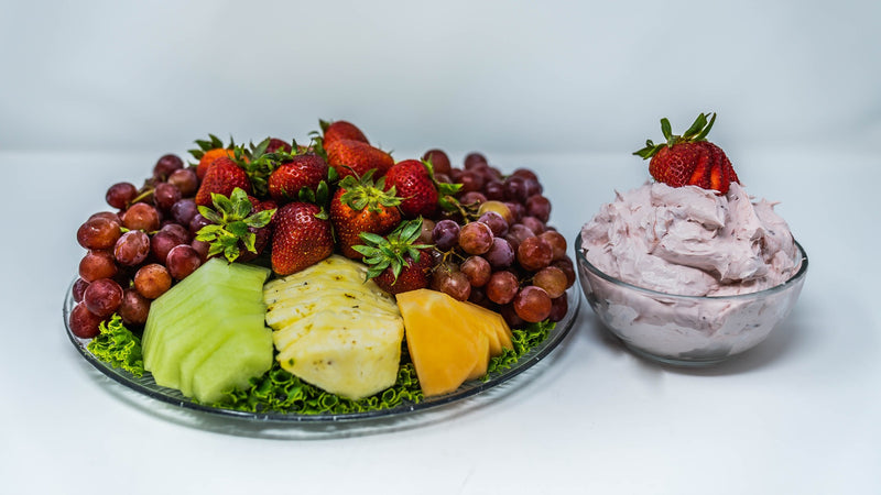 Fruit Tray with Berry Fluff