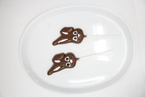 Handmade Chocolate Bunny Stick