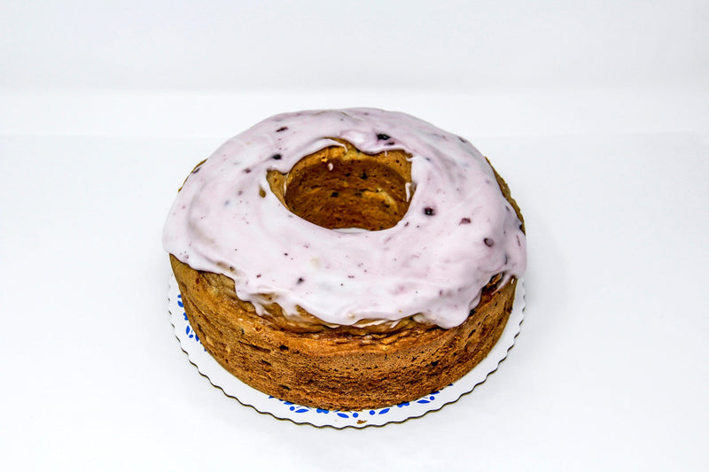 Sour Cream Blueberry Pound Cake