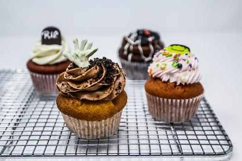 Gourmet Halloween Decorated Cupcakes