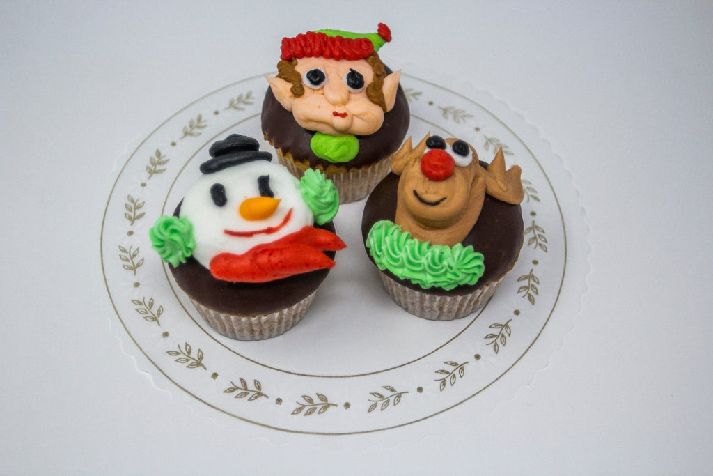 Christmas Character Cupcakes