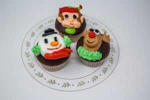 Christmas Character Cupcakes