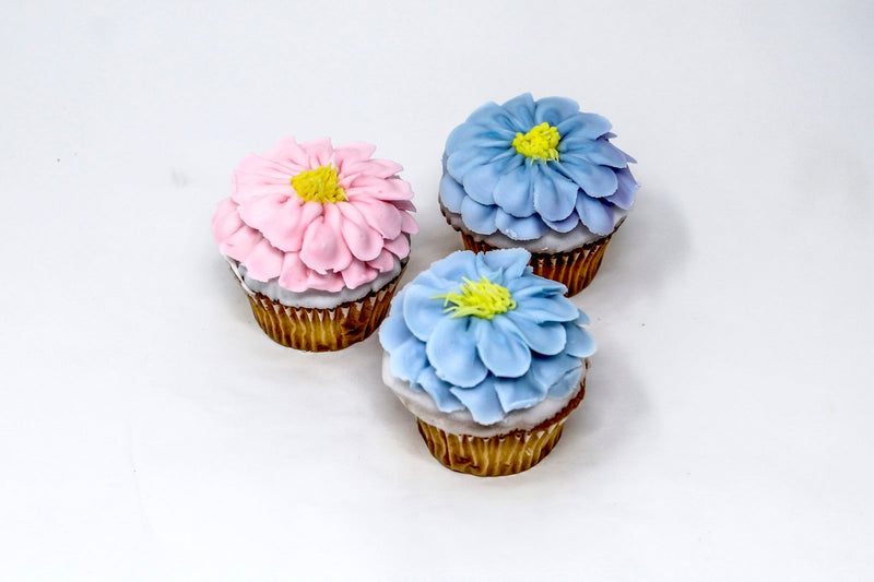 Decorated Flower Cupcakes
